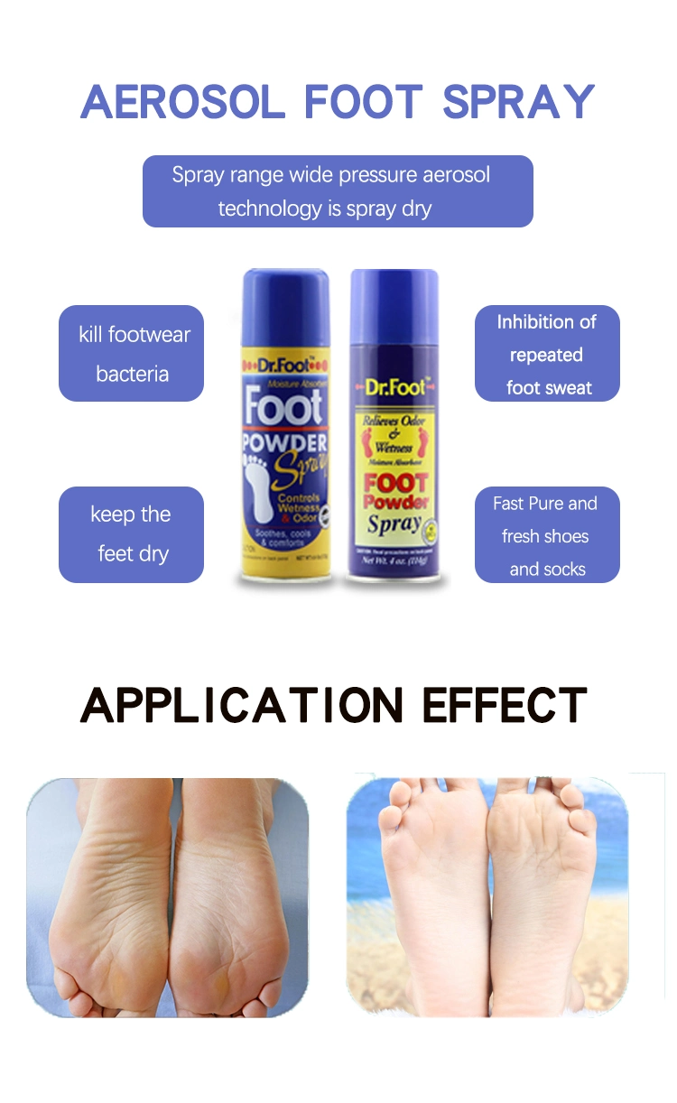 Personal Care Super Soothing Antifungal Powder Spray for Athletes Foot